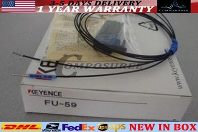 One Keyence FU-59 Fiber Optic Sensor New Free Shipping - Image 1 of 2