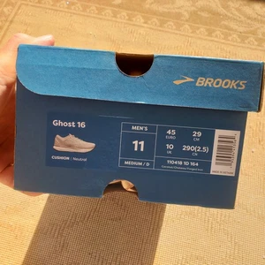 ***** NEU mit Karton Herren Brooks Ghost 16 Running Sneaker Schuhe Größe 11 Coconut - Bild 1 von 8