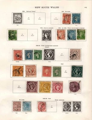 Colección NSW en 3 páginas de álbum Foto 1 de 3