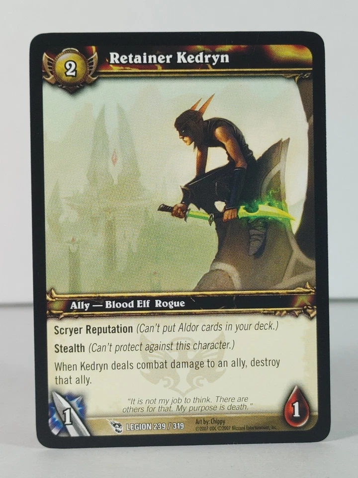 Retainer Kedryn - March of the Legion - 239/319 - singles - Common - Image 1 of 1