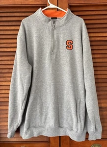 Syracuse Orange 1/4 Zip Sweatshirt Colosseum Men's 3XL - Picture 1 of 4