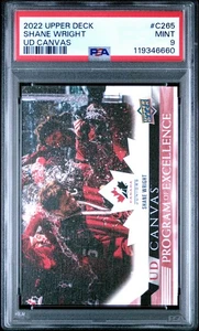 Shane Wright Canvas Program of Excellence PSA 9 Kraken - Imagen 1 de 2
