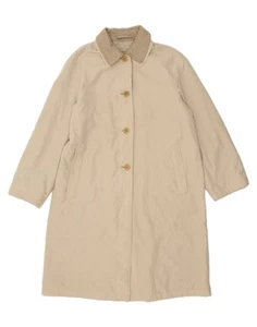 ALLEGRI Womens Overcoat UK 14 Large Beige Polyester CF67 - Picture 1 of 3