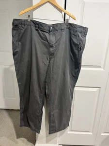 Carhartt Rugged Flex Canvas Hose Herren 52x30 Grau Relaxed Fit BN2291-M - Bild 1 von 10
