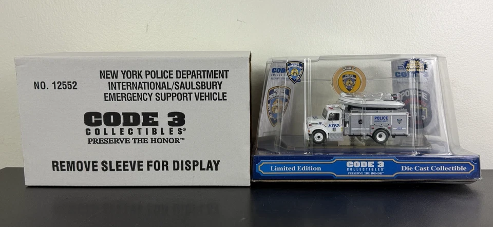 Code 3 #12552 NYPD New York Police International Saulsbury ESU Support - NEW - Image 1 of 4