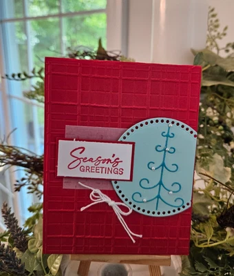 KIT DE TARJETAS ESTAMPADAS - KIT DE SALUDOS DE TEMPORADA DE ÁRBOLES HACE 4 #XS-362 Foto 1 de 2