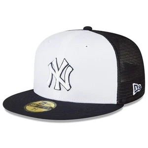 Men's New Era White/Navy New York Yankees 2023 On-Field Batting Practice 59FIFTY - Picture 1 of 6