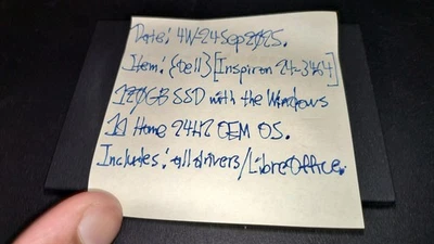 {Dell} [Inspiron 24-3464] 120GB SATA SSD with the Windows 11 Home 24H2 OEM OS - Image 1 of 3