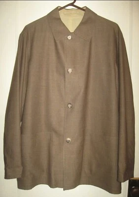 Abrigo Chaqueta Reversible De Colección LUCIANO BARBERA Para Hombre Hecho en Italia Talla EU 52 (US 42) Foto 1 de 4