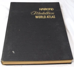 Vintage Hammond Medallion World Atlas 1969 - Imagen 1 de 14