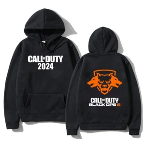 CALL OF DUTY BLACK OPS 6 FELPA CON CAPPUCCIO UOMO GAMING ABBIGLIAMENTO CASUAL - Foto 1 di 4