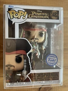 Pirates of the Caribbean: Jack Sparrow #1482 Funko Pop! + Protector - Picture 1 of 5