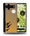 Case Cover For Google Pixel|giraffe In Sunset 2