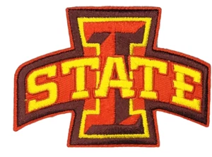 Iowa State Cyclones Team Logo Embroidered 3in Iron / Sew-On Patch - Picture 1 of 3