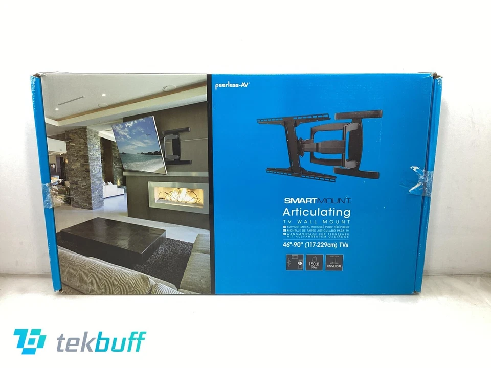 Peerless SmartMount Articulating Wall Mount for 46"-90" Displays - Black - Image 1 of 3