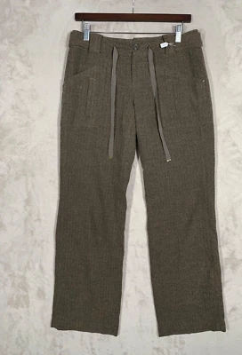 Cartonnier Women Trousers pants brown size 6 Drawstring - Image 1 of 4