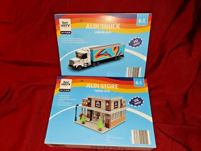NEW Bee happy ALDI (not) LEGO Semi Truck & Store Set Aldi Finds Building Bricks - Image 1 of 4