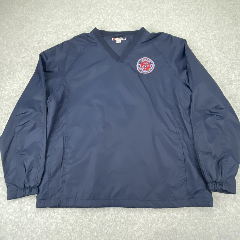 Marine Corps Aviation Association Camarilla Hombres Grande Cuello en V Viento Camisa Pullover Foto 1 de 4