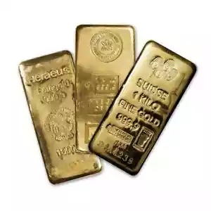 1 Kilo Gold Bar - Random Design - Picture 1 of 6