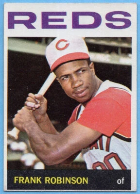 Frank Robinson 1964 Topps #260 en muy buen estado-en muy buen estado + arrugas tamaño mínimo Cincinnati Reds A6083 Foto 1 de 2