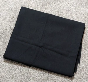 BLACK Synthetic Fabric for Career Dress Pants, Suits, Blazers; Over 1 Yard - Picture 1 of 1