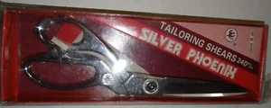 Vintage Silver Phoenix Tailoring Scissors Shears 26459 - Picture 1 of 1