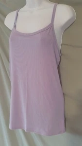 No Boundaries Purple Camisole Top Ribbed Stretch XL 36" BUST - Picture 1 of 5
