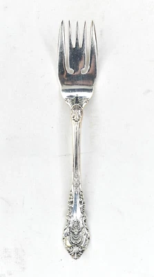 Tenedor individual para ensaladas Sir Christopher Wallace de plata de ley Foto 1 de 4