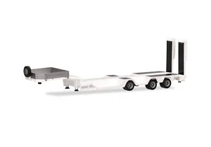 HO 1:87 Herpa # 76968-002 - Remolque Goldhofer Allrounder de 3 ejes - blanco - Imagen 1 de 3