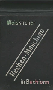 Weiskircher Rechen-Maschine in Buchform / Doppelblock-Schnellrechen-Tafel - Picture 1 of 2