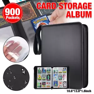900 Pockets Cards Holder Storage Bag 900 Card Holder Capacity Album Collector AU - Picture 1 of 15