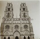 France Orléans Cathédrale Façade C1910 Photo Stereo Plaque De Verre Vr12c