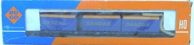 Roco H0 1/87 - Wagon plat à bogies transport de containers - 4363 - Immagine 1 di 4
