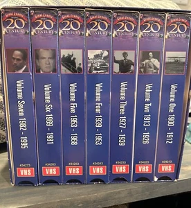 VHS 7 Videos Set Great Events of the 20th Century Good Condition - Bild 1 von 4