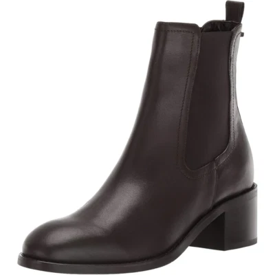 NWB MUJERES AQUATALIA JEMMA IMPERMEABLES TACÓN BLOQUE CHELSEA Botas NEGRAS EE. UU. 9,5 M Foto 1 de 4