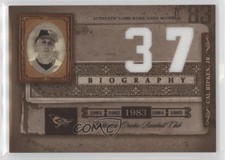 2005 Donruss Biography Career Home Run Materials Cal Ripken Jr #37 HOF