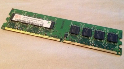 Hynix 1GB 2Rx8 PC2-5300U-12 HYMP512U64CP8-Y5 Ram Stick SD DDR2 - Image 1 of 3
