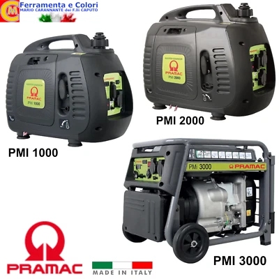 Gruppo Elettrogeno PRAMAC Generatore di Corrente INVERTER 1000-3000W a Benzina - Immagine 1 di 2