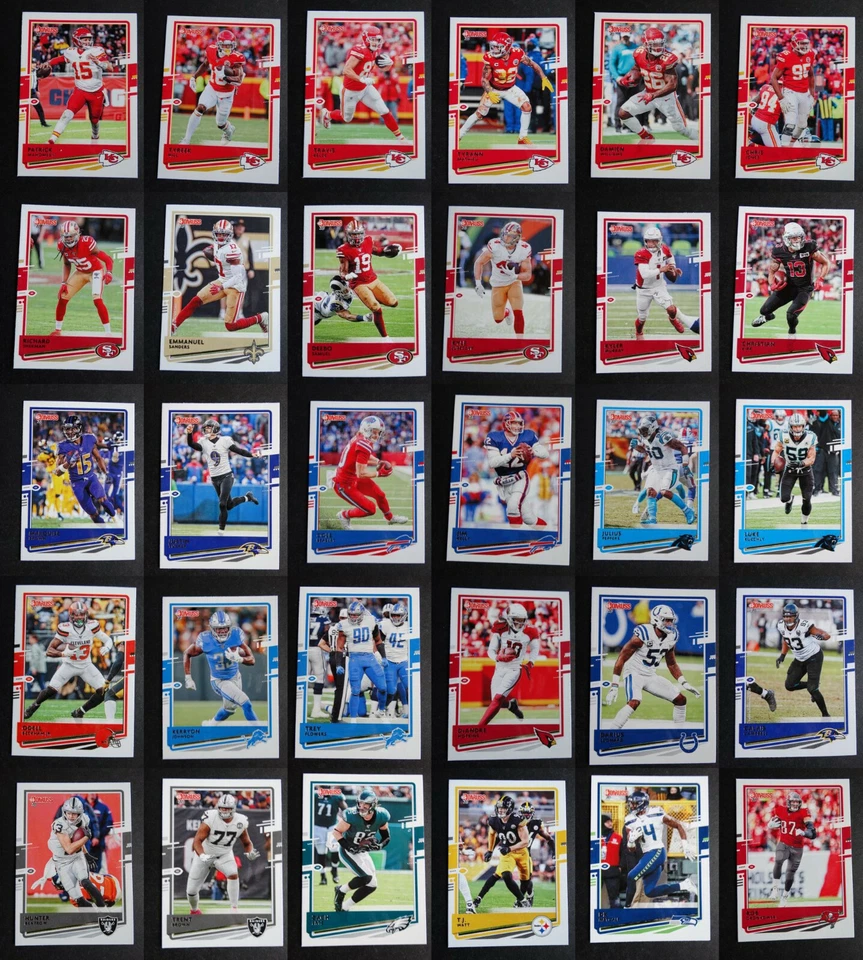 2020 Panini Donruss Football Cards Complete Your Set U Pick List 1-250 - Image 1 of 1