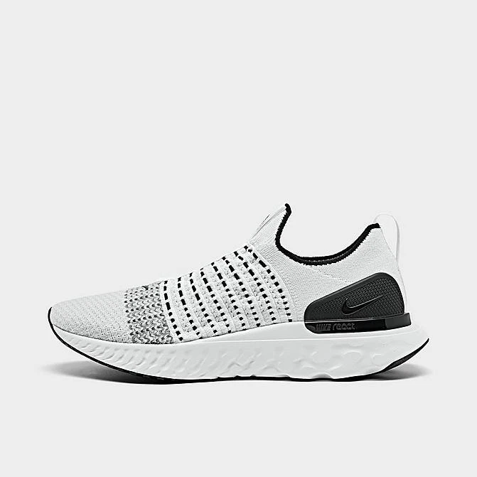 Men's NIKE REACT PHANTOM RUN FLYKNIT 2 True White/Black/Pure Platinum CJ0277-100 - Image 1 of 4