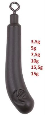 Zeck BA Free Rig Tungsten Weight dunkelgrün 3,5-15g Barsch-Alarm Johannes Dietel - Bild 1 von 2