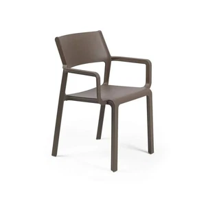 Silla Nardi Trill sillón reposabrazos tabaco - Imagen 1 de 4