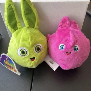 Sunny Bunnies Bunny Plush Toy Set Of 2 Easter 5” NEW In Hand US - Picture 1 of 1