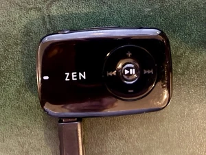 Reproductor MP3 multimedia digital Creative Zen Stone (1 GB) negro. Funciona muy bien, buen estado. - Imagen 1 de 3