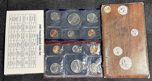 1985 Uncirculated Coin Set US Mint Denver & Philadelphia Mint Marks. With Papers - Picture 1 of 9