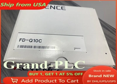 New Keyence FD-Q10C Clamp-on Digital Flow Sensor w/ Sensor Bracket 20-30VDC -USA - Image 1 of 4