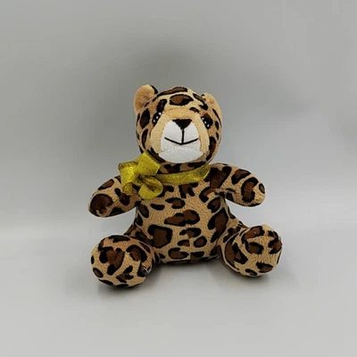 Doudou peluche léopard beige marron noir XPECT  - 31179 - Photo 1/2