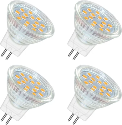 GU4 MR11 2W 12V LED Luce Calda 3000K, 120 Gradi, 250LM, Equivalente Alogene MR11 - Immagine 1 di 4