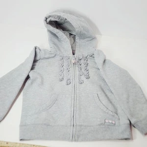 Carter's Mädchen Hoodie 3T Reißverschluss grau - Bild 1 von 4