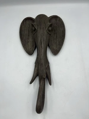 Diseño Toscano Elefante Sabana Máscara Pared Escultura África 3-D COLECCIONABLE Foto 1 de 4